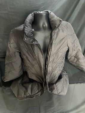 Women’s Quilted Puff Jacket - Black-Kenneth Cole reaction-size large-#541